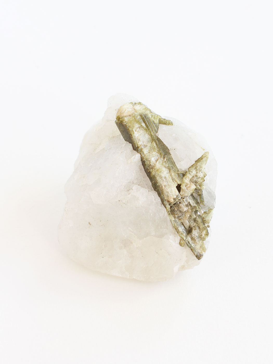 Green Tourmaline and Quartz - Set of Three - Image 5