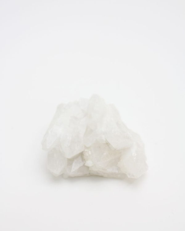 White Snow Quartz Cluster