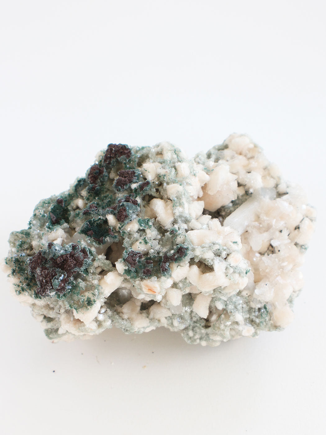 Stilbite with Apophyllite and Green Heulandite - Image 2